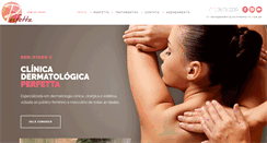 Desktop Screenshot of dermatologiaperfetta.com.br