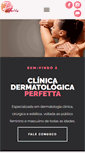 Mobile Screenshot of dermatologiaperfetta.com.br